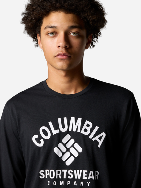 Лонгслів чоловічий Columbia Rockaway River Graphic LS Tee 2022191009 XL Чорний (195981216387) - зображення 5