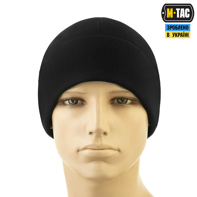 Шапка M-Tac Watch Cap Elite фліс (320г/м2) Black XL - зображення 2