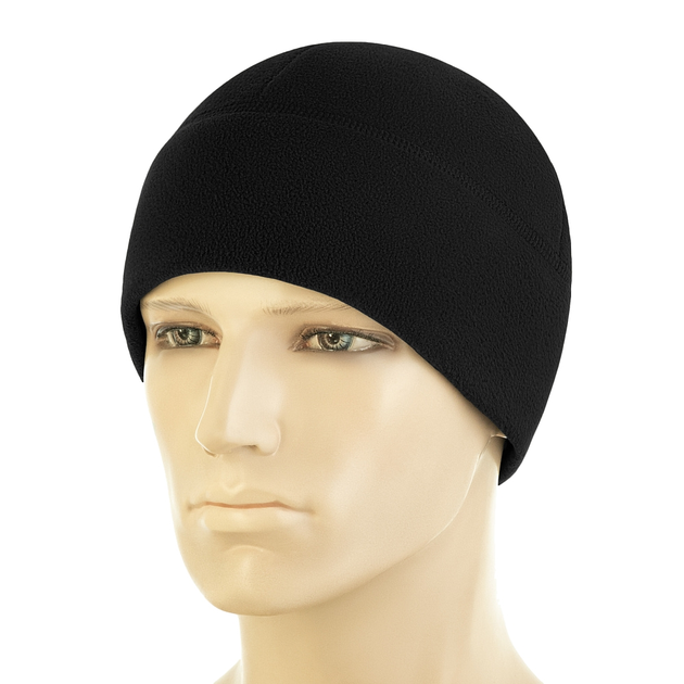 Шапка M-Tac Watch Cap Elite фліс (320г/м2) with Slimtex Black XL - зображення 1