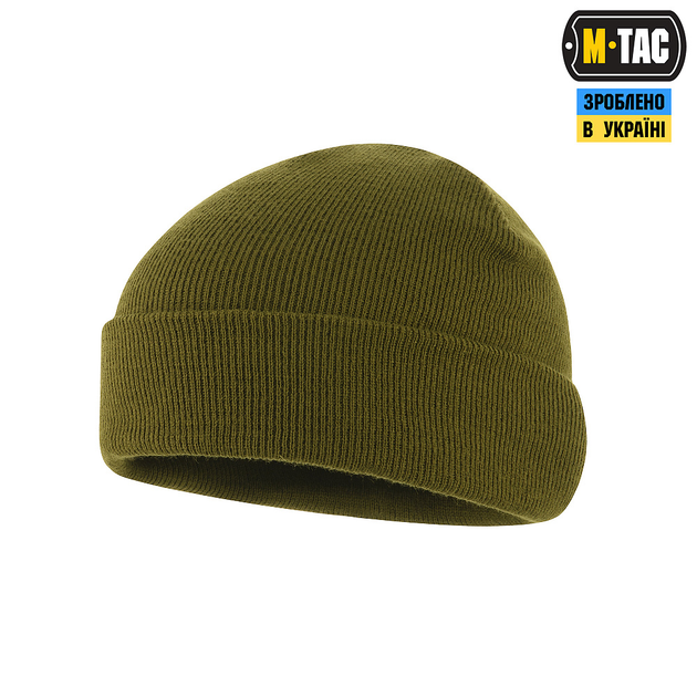 Шапка M-Tac тонка в'язка 100% акрил Olive S/M - зображення 2