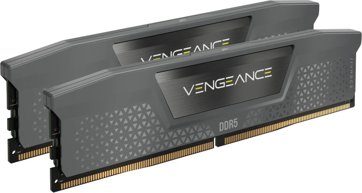 Оперативна пам'ять Corsair DDR5-5600 32768MB PC5-44800 (Kit of 2x16384) Vengeance Grey (CMK32GX5M2B5600Z36) - зображення 1