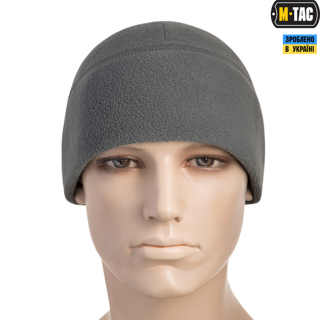 Шапка M-Tac Watch Cap Elite флис (270г/м2) with Slimtex Grey L - изображение 2