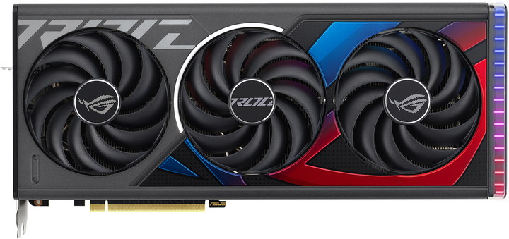 Karta graficzna ASUS PCI-Ex GeForce RTX 4070 Ti SUPER ROG Strix 16GB GDDR6X (256bit) (2640/21000) (2 x HDMI, 3 x DisplayPort) (90YV0KG1-M0NA00) - obraz 1