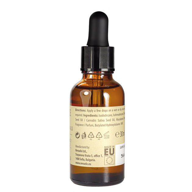 Жидкие кристаллы для волос Revuele Hemp Me Hair Liquid Crystals с маслом семян конопли 30 мл - Фото 3 Жидкие кристаллы для волос Revuele Hemp Me Hair Liquid Crystals с маслом семян конопли 30 мл - изображение 3