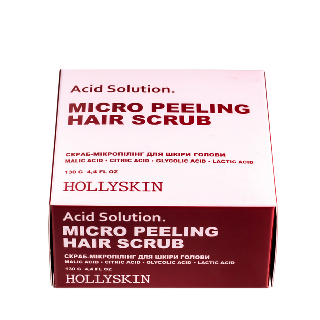 Скраб для шкіри голови та волосся Hollyskin Acid Solution 130 г - Фото 6 Скраб для шкіри голови та волосся Hollyskin Acid Solution 130 г - зображення 6