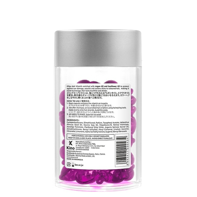 Витамины для окрашенных волос Ellips Hair Vitamin Nutri Color With Sunflower Сияние цвета 50 шт*1 мл - изображение 2