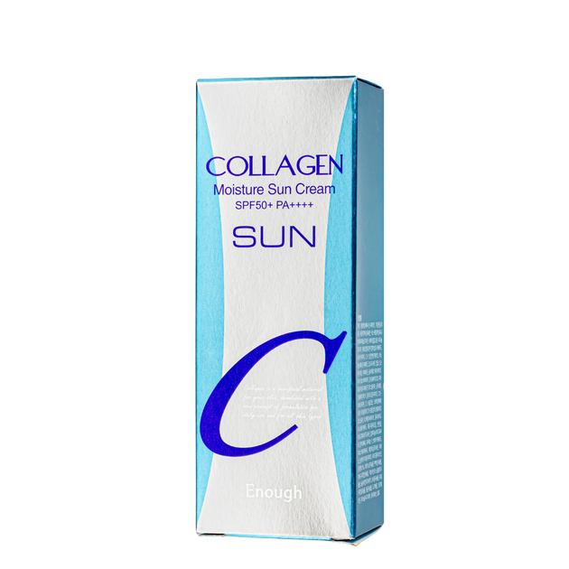 Солнцезащитный крем увлажняющий Enough Collagen Moisture Sun Cream SPF50+ PA++++ 50 мл - Фото 4 Солнцезащитный крем увлажняющий Enough Collagen Moisture Sun Cream SPF50+ PA++++ 50 мл - изображение 4