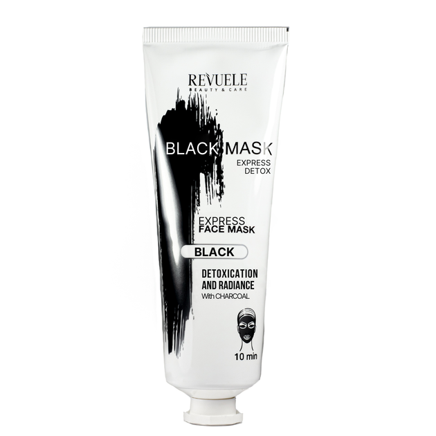 Маска для лица экспресс результат Revuele Express Detox Black Mask 80 мл - Фото 2 Маска для лица экспресс результат Revuele Express Detox Black Mask 80 мл - изображение 2