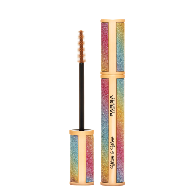 Туш для об'єму вій Parisa Cosmetics Glam&Glow чорна М-118 - Фото 1 Туш для об'єму вій Parisa Cosmetics Glam&Glow чорна М-118 - изображение 1