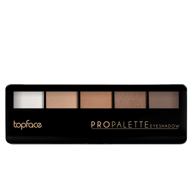 Палетка теней для век 5 оттенков topface Pro Palette, № 08 - Фото 2 Палетка теней для век 5 оттенков topface Pro Palette, № 08 - изображение 2