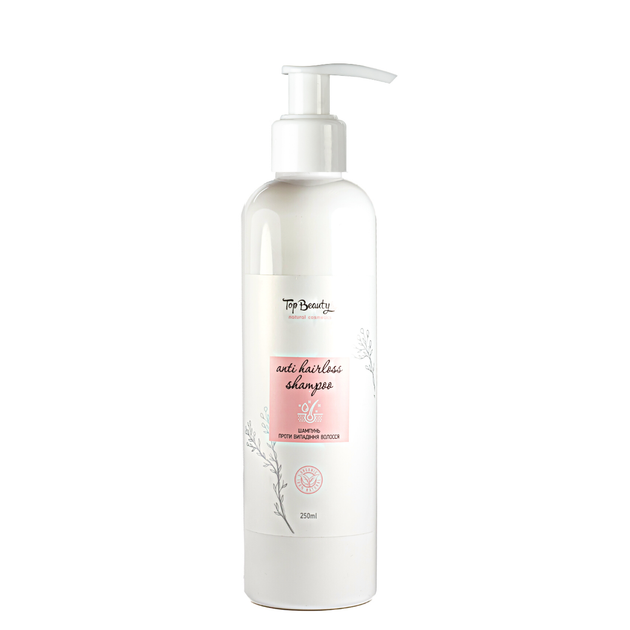 Шампунь против выпадения и для роста волос Top Beauty Anti Hairloss Hair Shampoo 250 мл - Фото 1 Шампунь против выпадения и для роста волос Top Beauty Anti Hairloss Hair Shampoo 250 мл - изображение 1