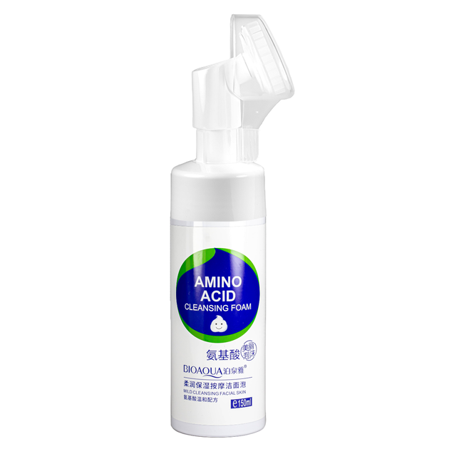 Пінка для вмивання Bioaqua Amino Acid зі щіточкою 150 мл - зображення 2