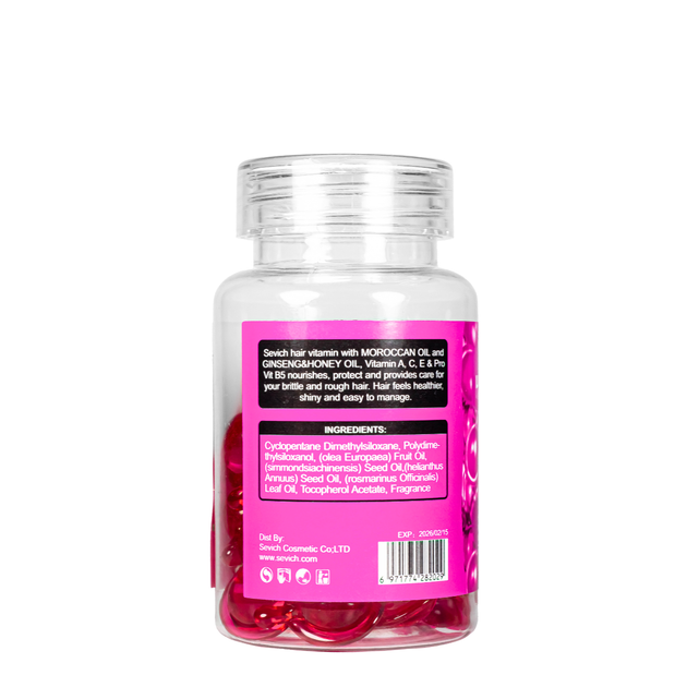 Вітаміни для волосся зволоження та дзеркальне сяйво Sevich Hair Vitamin with Argan Oil, 30 шт - Фото 5 Вітаміни для волосся зволоження та дзеркальне сяйво Sevich Hair Vitamin with Argan Oil, 30 шт - зображення 5