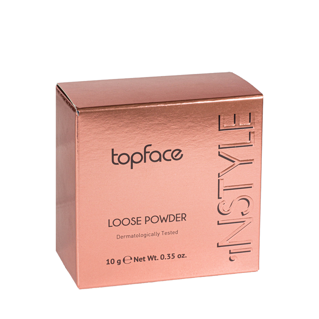 Пудра для обличчя розсипчаста topface INSTYLE Perfective Loose РТ255, 104 Пісочний беж - зображення 6