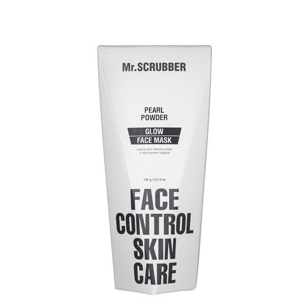Маска для сияния кожи лица Mr.SCRUBBER Face Control Glow Mask с жемчужной пудрой 100 мл - Фото 3 Маска для сияния кожи лица Mr.SCRUBBER Face Control Glow Mask с жемчужной пудрой 100 мл - изображение 3