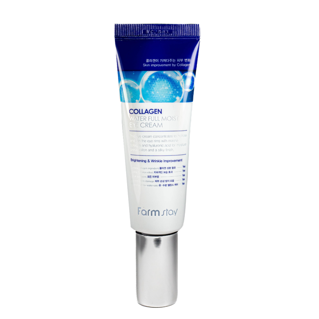 Крем для кожи вокруг глаз с коллагеном FarmStay Collagen Water Full Moist Eye Cream - изображение 2