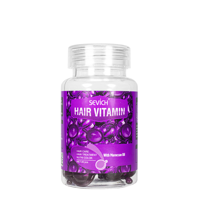 Вітаміни для пошкодженого та фарбованого волосся Sevich Hair Vitamin With Morocan Oil, 30 шт - Фото 3 Вітаміни для пошкодженого та фарбованого волосся Sevich Hair Vitamin With Morocan Oil, 30 шт - зображення 3