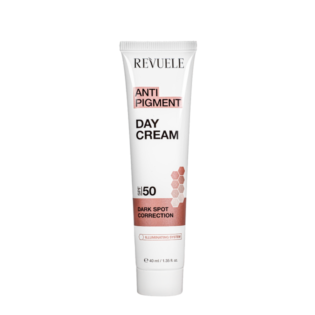 Крем для обличчя відбілюючий антипігментний Revuele Anti Pigment Day Cream SPF 50 40 мл - Фото 2 Крем для обличчя відбілюючий антипігментний Revuele Anti Pigment Day Cream SPF 50 40 мл - зображення 2