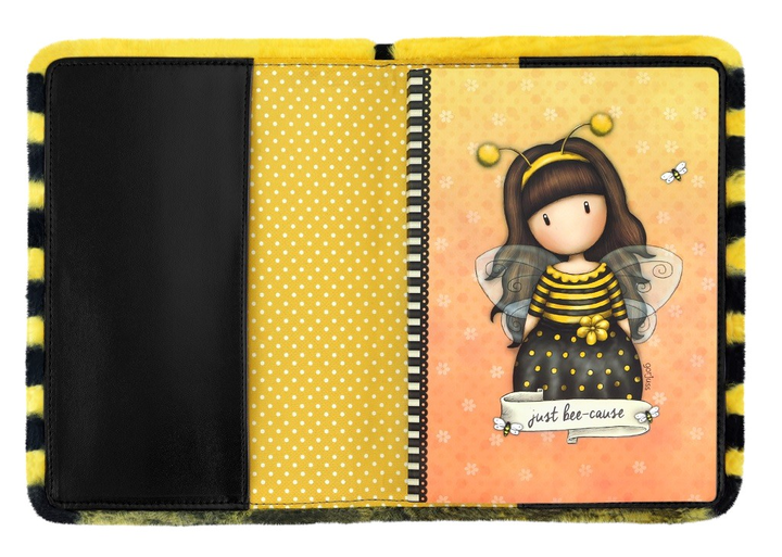 Notatnik Santoro Gorjuss Furry Bee-Loved w linie 23 x 17 cm 96 arkuszy (5018997627365) - obraz 3