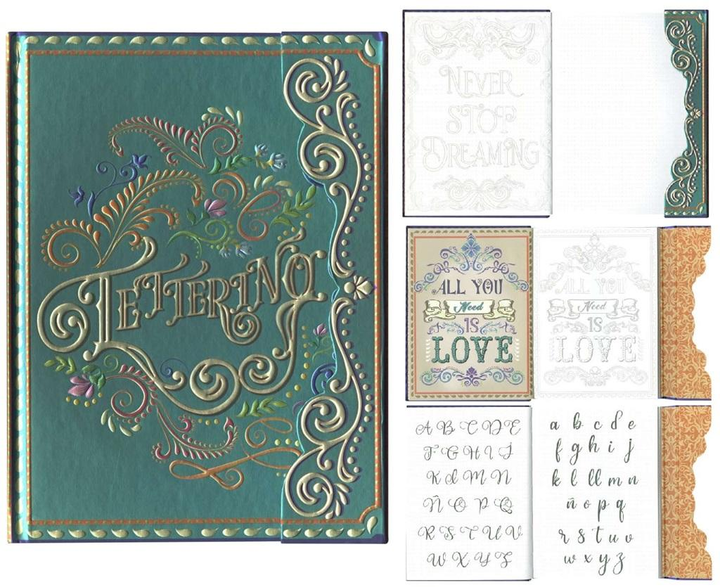 Notatnik Boncahier Lettering 2 Zamykany na magnes 18.2 x 24.5 cm 144 arkuszy (9788417350451) - obraz 1