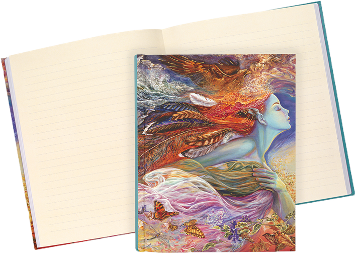 Notatnik Peter Pauper Press Duch lotu w linie 18 x 23 cm 192 arkuszy (9781593594930) - obraz 3