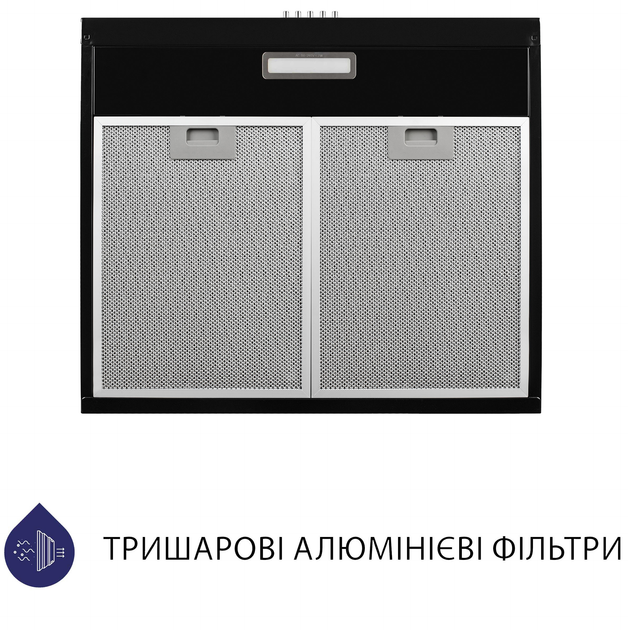 Витяжка Minola HPL 504 BL (плоска) - Фото 2 Витяжка Minola HPL 504 BL (плоска) - зображення 2