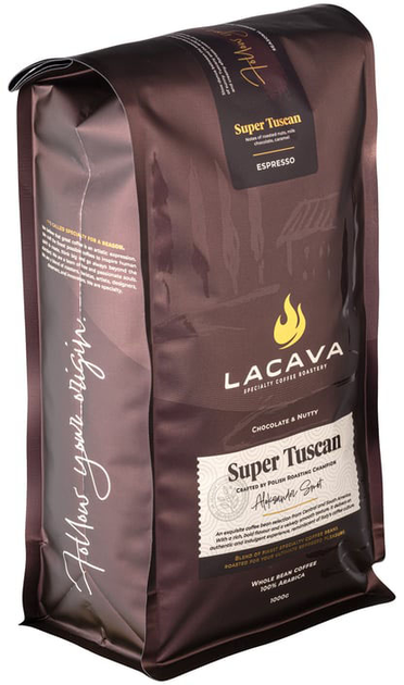 Кава в зернах LaCava Super Tuscan Espresso 1 кг (5905215161322) - зображення 3