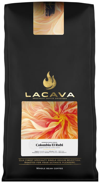 Кава в зернах LaCava Colombia El Rubi Washed Espresso 1 кг (5905215161599) - зображення 1