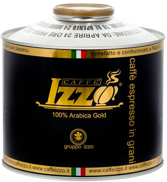 Kawa w ziarnach Izzo Gold 100% Arabica 1 kg (8019925000066) - obraz 1