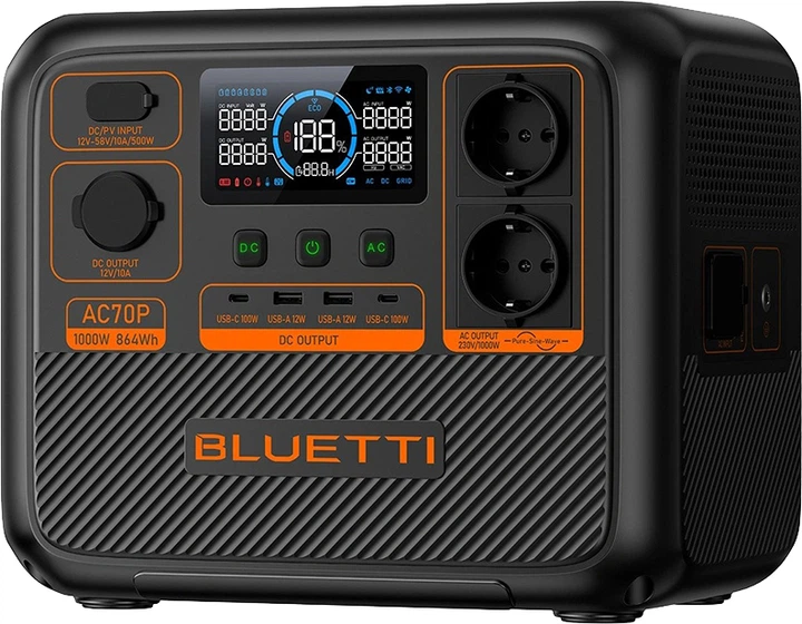 Зарядна станція BLUETTI AC70P - Фото 3 Зарядна станція BLUETTI AC70P - изображение 3