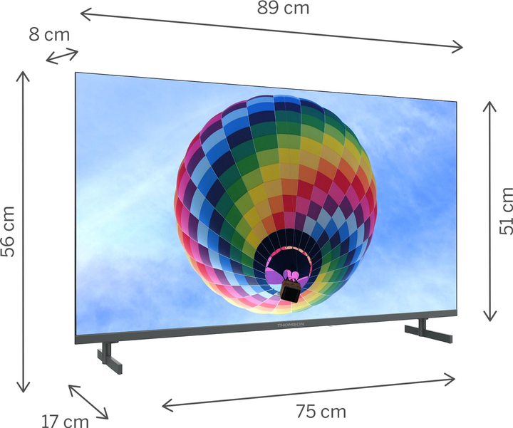 Телевізор Thomson QLED 40" 40QG4S14 - зображення 3