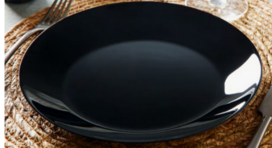 Тарелка обеденная Luminarc Zelie Black V7145 (25см) - Фото 2 Тарелка обеденная Luminarc Zelie Black V7145 (25см) - изображение 2