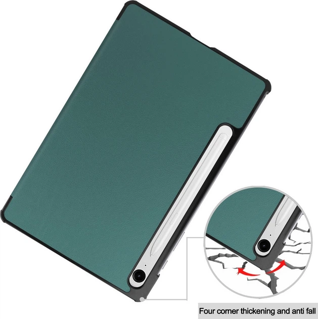 Чехол Magnet Samsung Galaxy Tab S9 11" X710 X716 (2023) Green (38152) - Фото 6 Чехол Magnet Samsung Galaxy Tab S9 11" X710 X716 (2023) Green (38152) - изображение 6