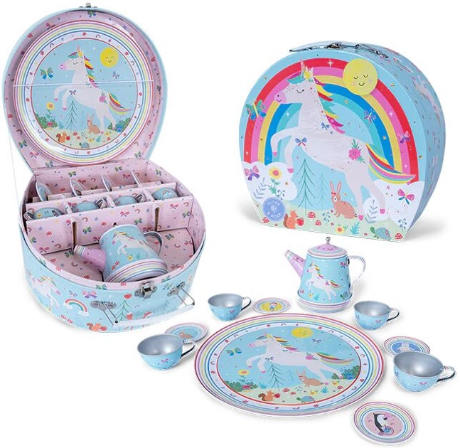 Zestaw do herbaty Floss & Rock Rainbow Fairy Musical Tea Set 11 szt (5055166359627) - obraz 1