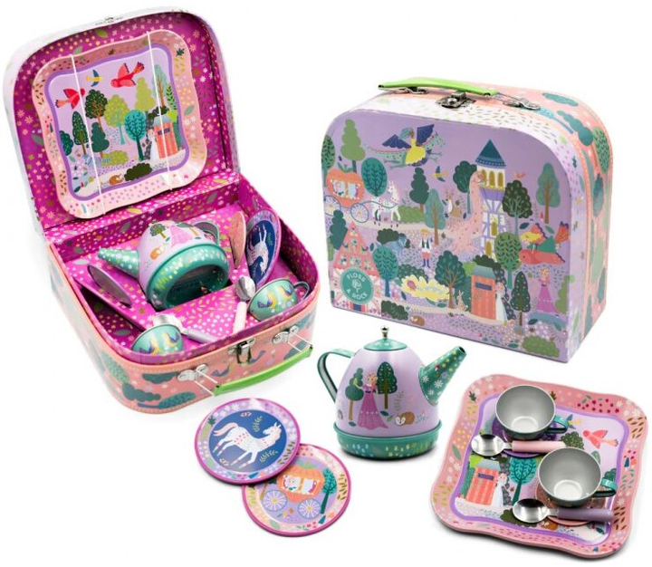 Zestaw do herbaty Floss & Rock Fairy Tale Musical Tin Tea Set 11 szt (5055166358385) - obraz 2