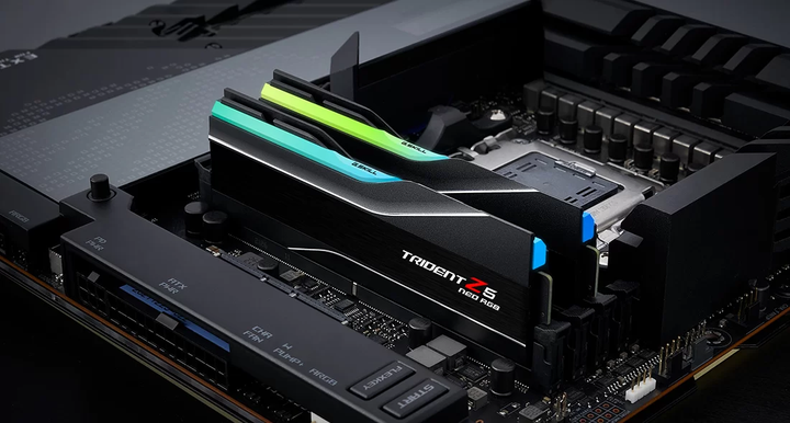 Pamięć RAM G.Skill DDR5-7200 32768MB PC5-57600 (Kit of 2x16384) Trident Z5 Neo RGB Black (F5-7200J3445G16GX2-TZ5NR) - obraz 6