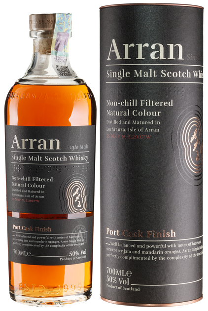 Виски Arran Port Cask 0.7 л 50% в тубусе (5060044481864) - Фото 1 Виски Arran Port Cask 0.7 л 50% в тубусе (5060044481864) - изображение 1