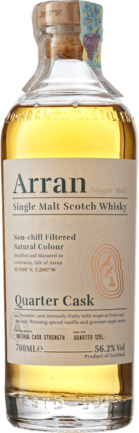 Віскі Arran Quarter Cask 0.7 л 56.2% в тубусі (5060044483790) - зображення 2