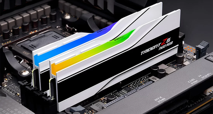 Оперативная память G.Skill DDR5-8000 32768MB PC5-64000 (Kit of 2x16384) Trident Z5 Neo RGB White (F5-8000J3848H16GX2-TZ5NRW) - зображення 5