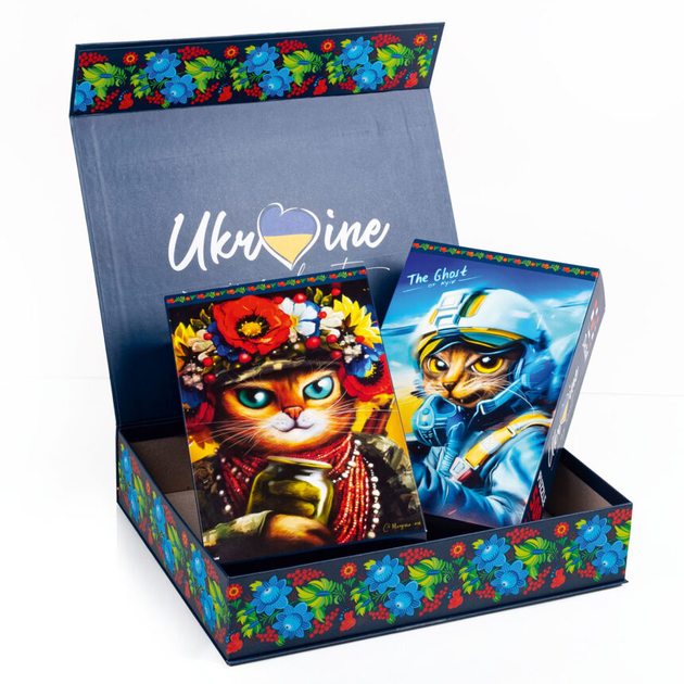 Пазли 2 в 1 «Кішка воїн. Привид Києва» 2х500 деталей De.tail Vladi Toys (5903858961989) - зображення 2