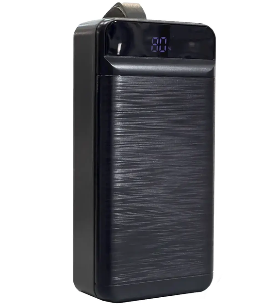 Павербанк повербанк 30000mAh зі швидкою зарядкою та ліхтарем XO PR156 PD20W/QC22.5W Чорний - зображення 3