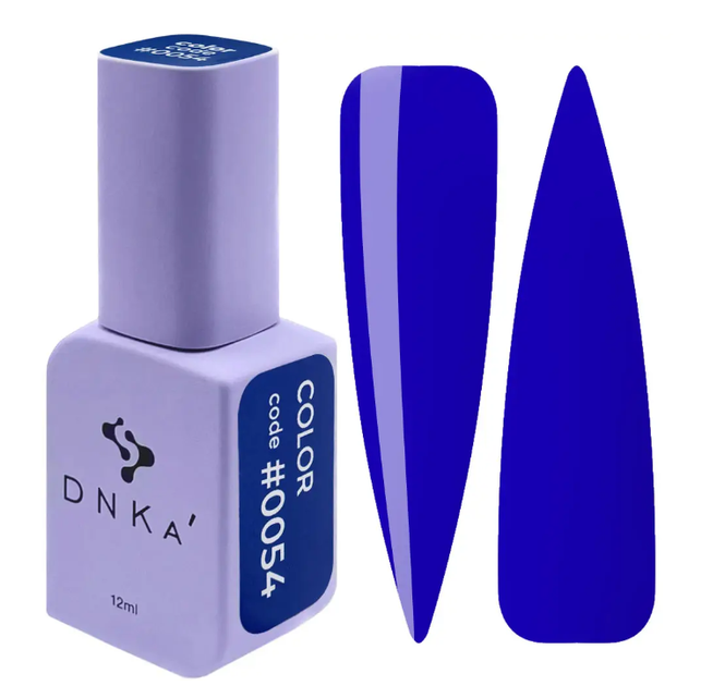 Гель-лак DNKa' Gel Polish Color №0054 Электрик-синий, 12 мл – купить ...