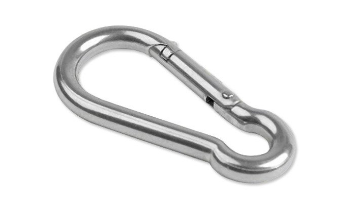 Карабін тактичний Mil-Tec нержавіюча сталь 6см Stainless Steel Carabiner (15924060) - зображення 1