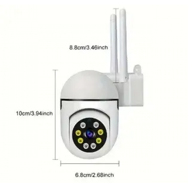 Вулична 2Mp IP66 IP WIFI онлайн з віддаленним доступом камера відеоспостереження з блоком живлення PTZ-L1 (АРР v380pro) - Фото 6 Вулична 2Mp IP66 IP WIFI онлайн з віддаленним доступом камера відеоспостереження з блоком живлення PTZ-L1 (АРР v380pro) - изображение 6