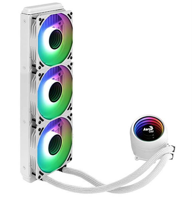 Система водяного охлаждения AeroCool Mirage L360 WH (435750) - изображение 2