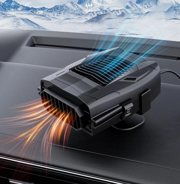 Тепловентилятор для авто 12v 150W обогреватель салона автомобильный от прикуривателя - изображение 7