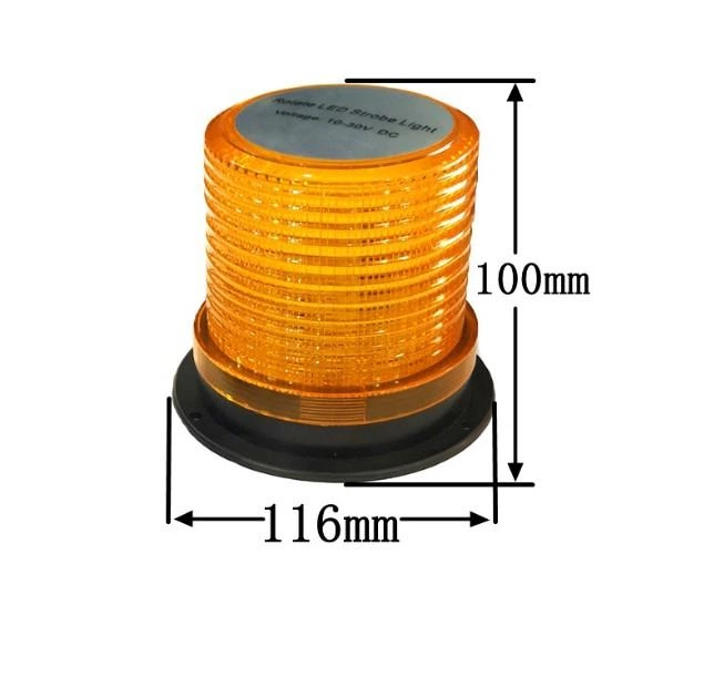 Мигалка жовта 12/24V RD-213 6W у прикурювач із магнітним кріпленням - зображення 7