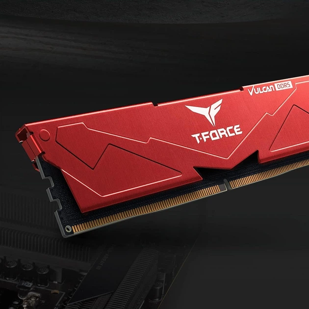 Оперативна пам'ять Team Group DDR5-6000 32768MB PC5-48000 T-Force Vulcan Red (FLRD532G6000HC38A01) - зображення 4