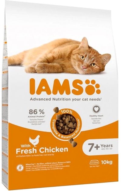 Сухий корм для котів Iams Advanced Nutrition Senior 10 кг (8710255127859) - зображення 1