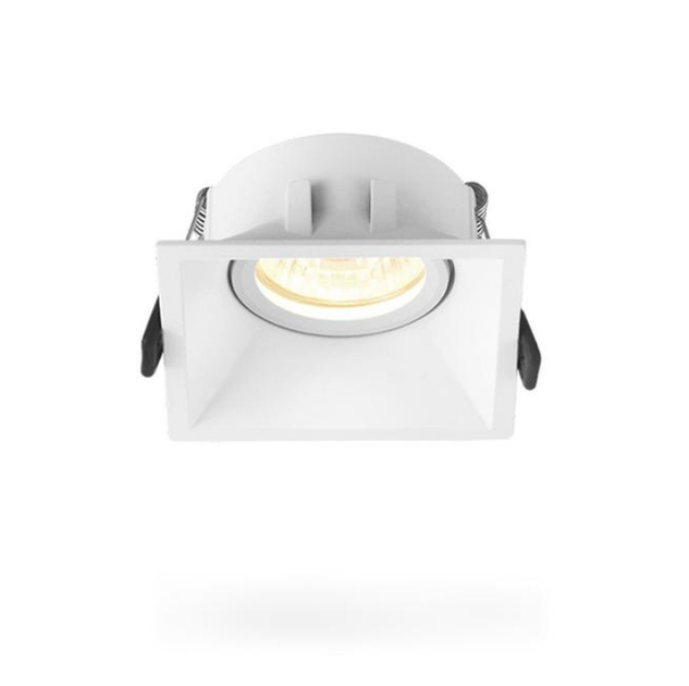 LED Світильник врізний під лампу GU10 квадратний білий VL-SPF09S-W Videx - Фото 2 LED Світильник врізний під лампу GU10 квадратний білий VL-SPF09S-W Videx - изображение 2
